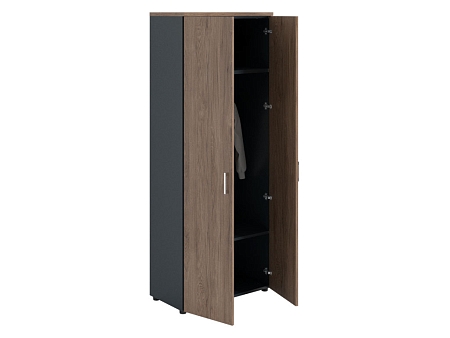 Dolab NV 2080L   qapalı  soyunma dolabı tünd qoz / antrasit