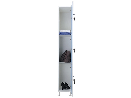 Soyunub-geyinmə otaqları üçün dolab WL 13-30 mavi/ağ