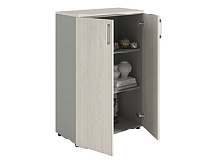 Dolab NW 1280 qapalı ağ ağac/boz