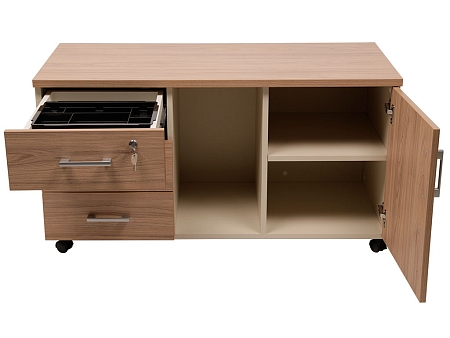 Ofis avadanlığı üçün dolab (tumba) NPW-410 təbii qarağac/bej