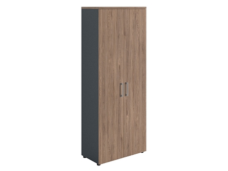 Dolab NW 2080 qapalı tünd qoz/antrasit