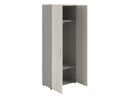 NW 2080L qapalı geyinib soyunma dolabı ağ ağac/boz