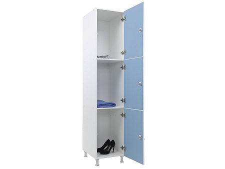 Soyunma otaqları üçün dolab WL 13-40 mavi/ağ