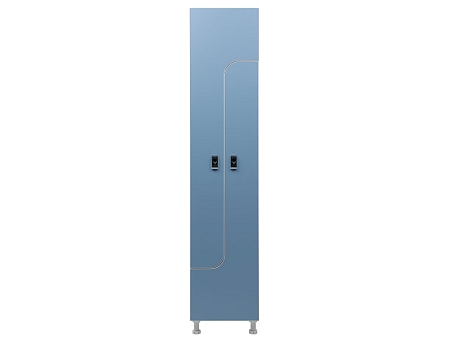 Soyunma otaqları üçün dolab WLZ 21-40 EL mavi/ağ