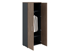 Dolab NV 2080L   qapalı  soyunma dolabı tünd qoz / antrasit