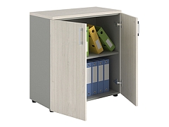 Dolab NW 0880 qapalı ağ ağac/boz