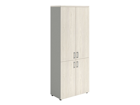 Dolab NW 2080/4 qapalı ağ ağac/boz