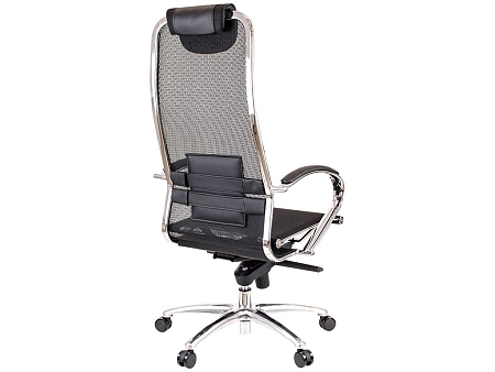 İdarəçi kreslosu Deco qara mesh parça
