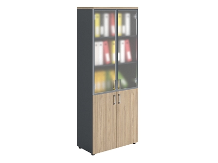 Dolab NW 2080/2G şüşə təbii qarağac/antrasit