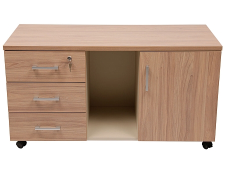 Ofis avadanlığı üçün dolab (tumba) NPW-410 təbii qarağac/bej